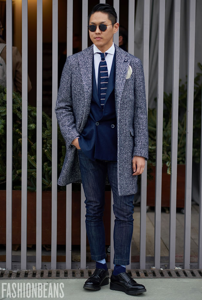 Pitti Uomo INVERNO 2018 jeans inusitado a