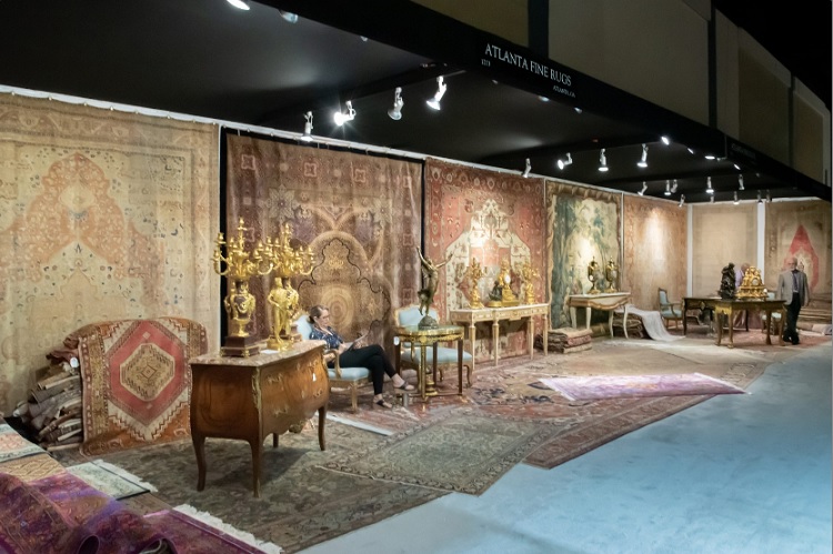 tapeçaria exposta no The Palm Beach Show