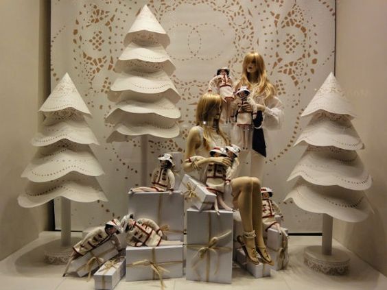 Vitrines de Natal luxo