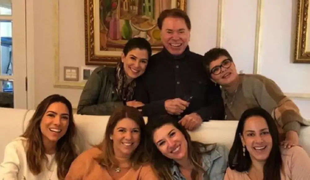 silvio santos e suas filhas