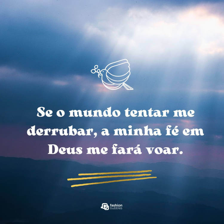 Mensagem sobre fé em Deus