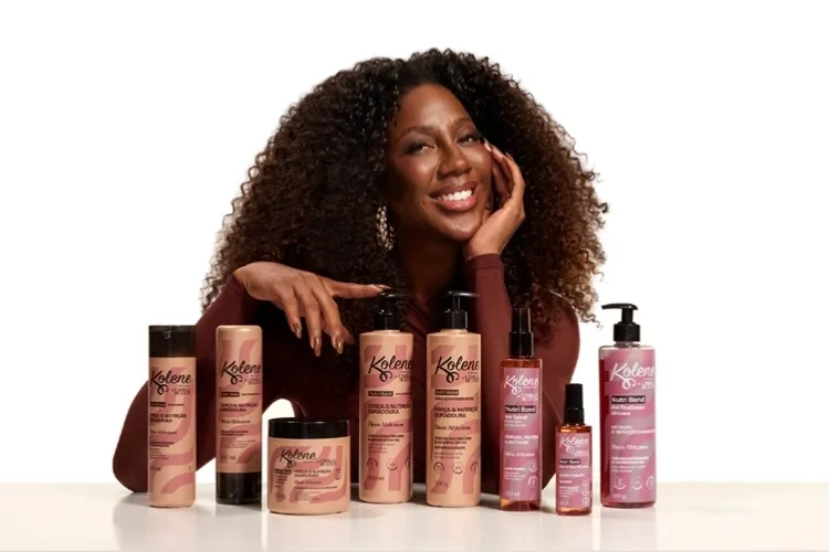 Camilla de Lucas com a linha Kolene Nutri Bond, um dos lançamentos de beleza de setembro de 2026