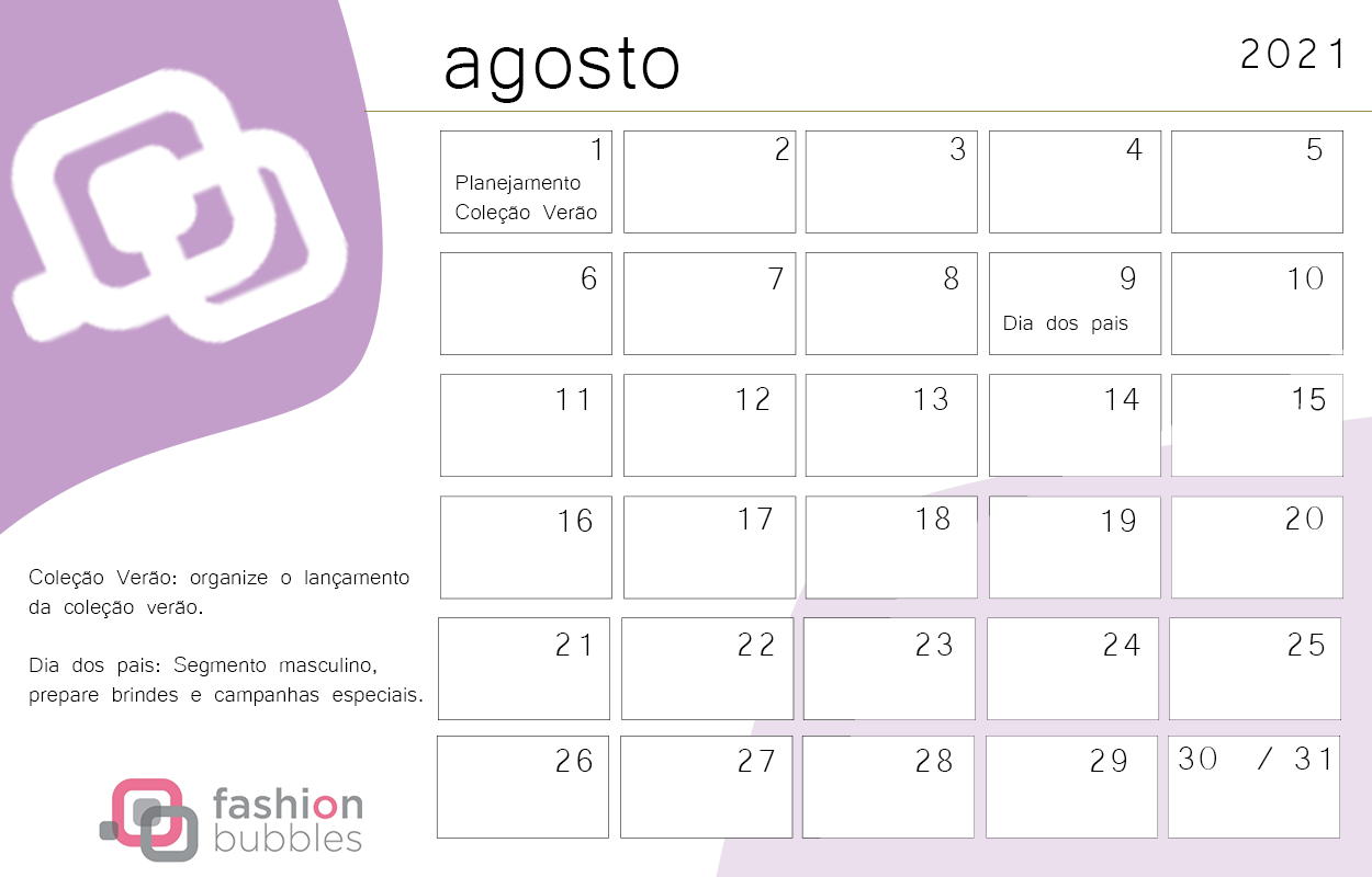 Planejamento Varejo 2021 - Agosto