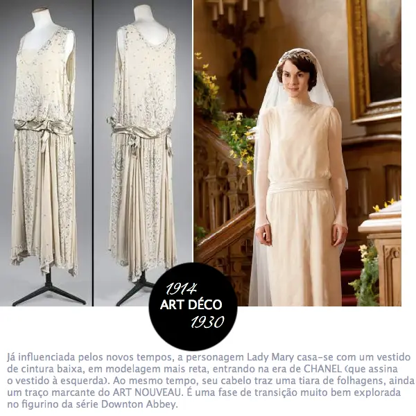 vestido de noiva anos 30 art deco