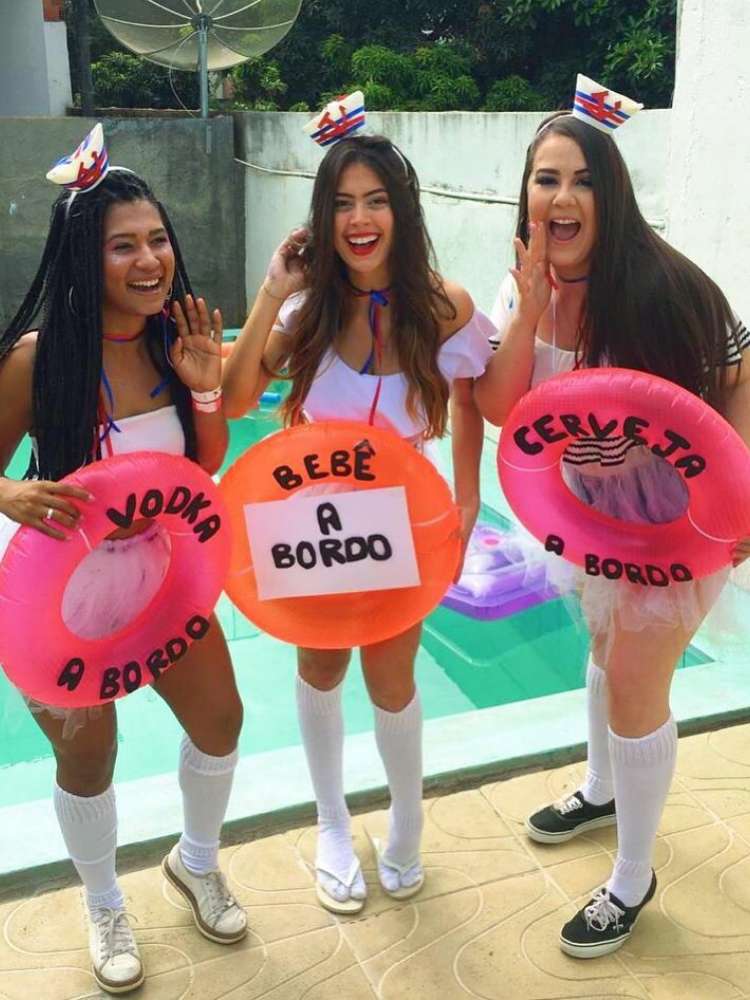 Opção de look para bloco de carnaval