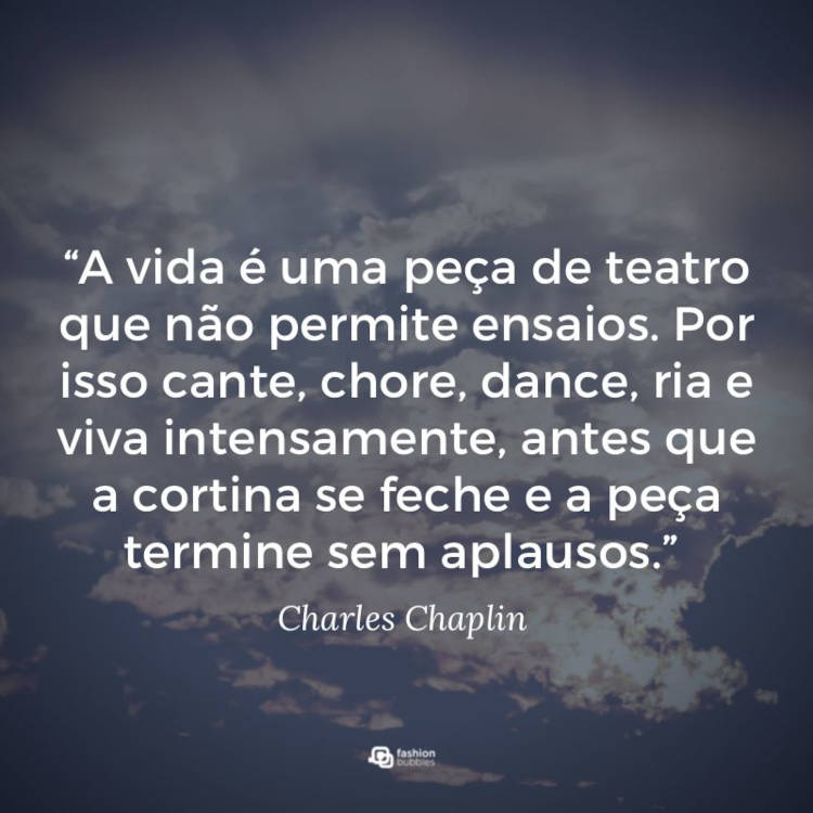 Frase de Charles Chaplin