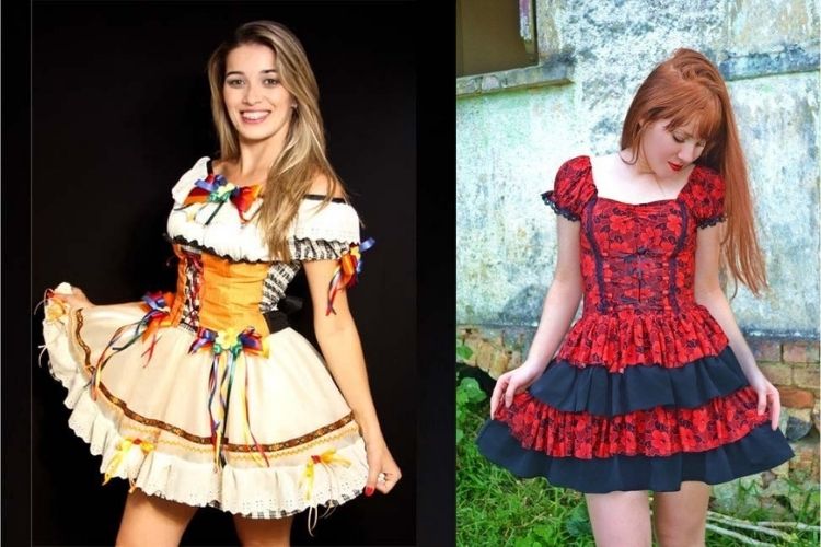 vestido de festa junina