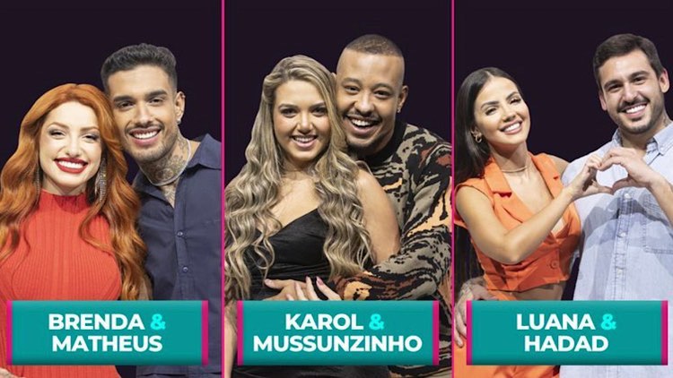 Power Couple, Karol e Mussunzinho, Brenda e Matheus, Hadad e Luana, DR