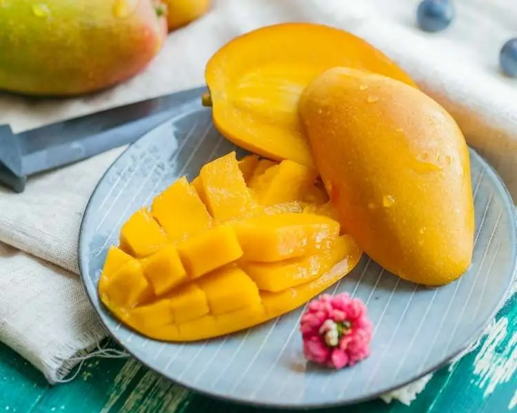 Foto de prato com alimento saudável.
