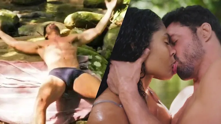 Cauã Reymond de cueca em Terra e Paixão.