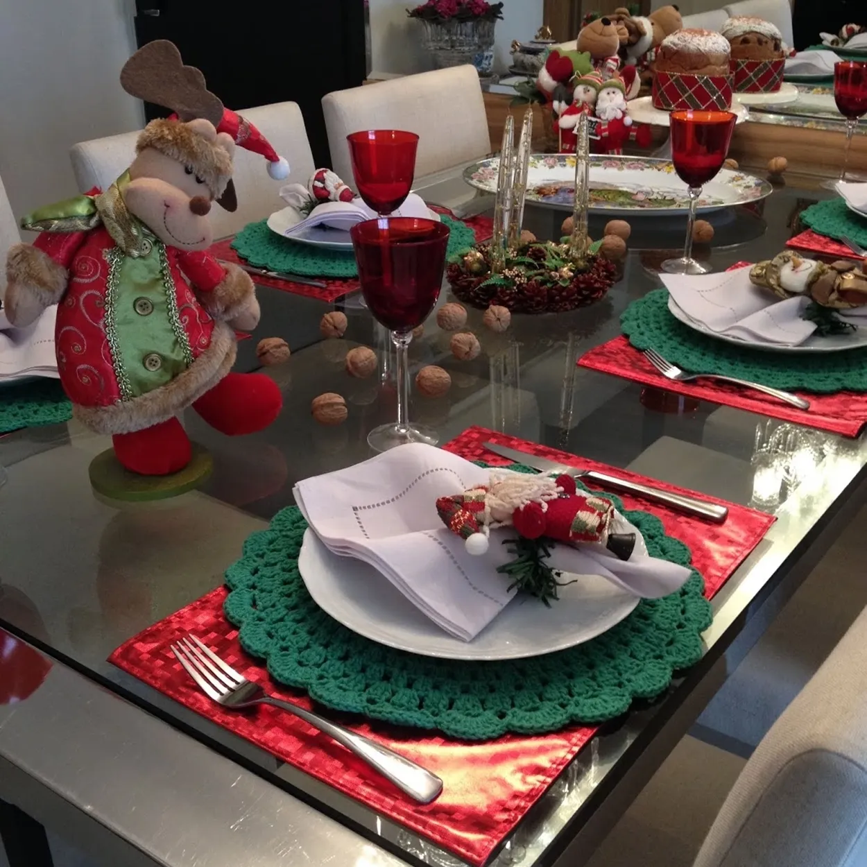 Sousplat de Natal.