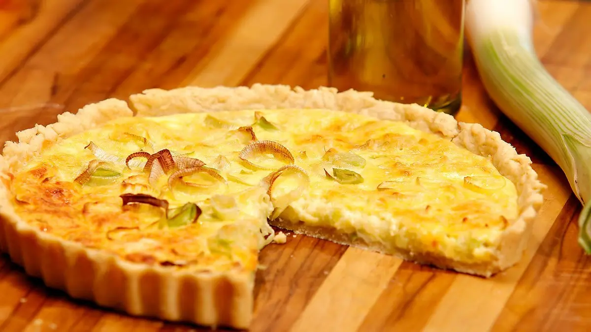 receita de quiche de alho poro rita lobo