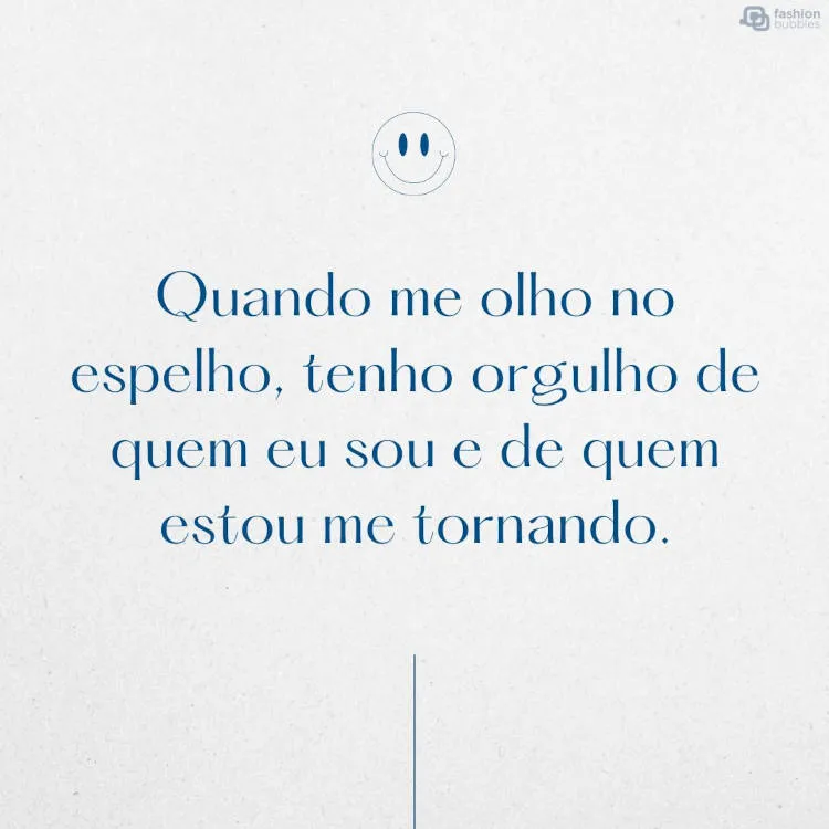 Frase positiva de autoestima