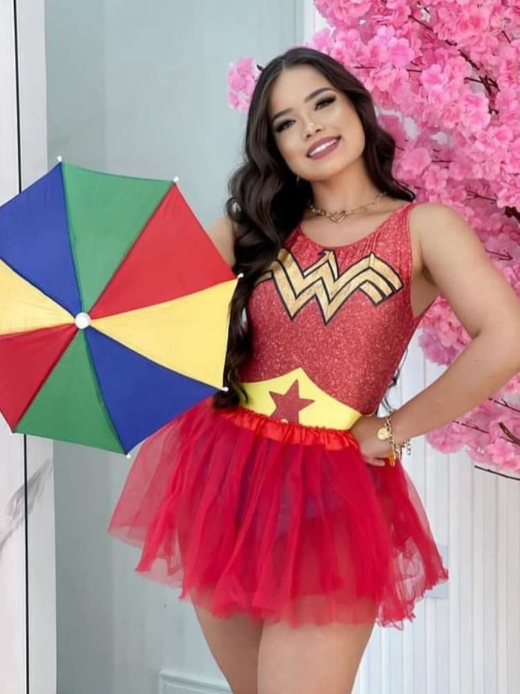 Opção de look para bloco de carnaval