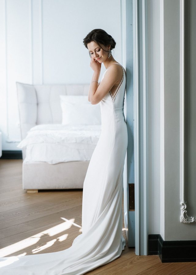 vestido de noiva minimalista