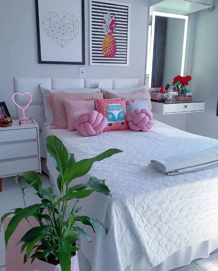 Decoração de quarto pequeno