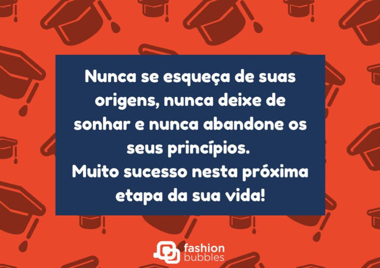 Frase sobre nunca esquecer as origens