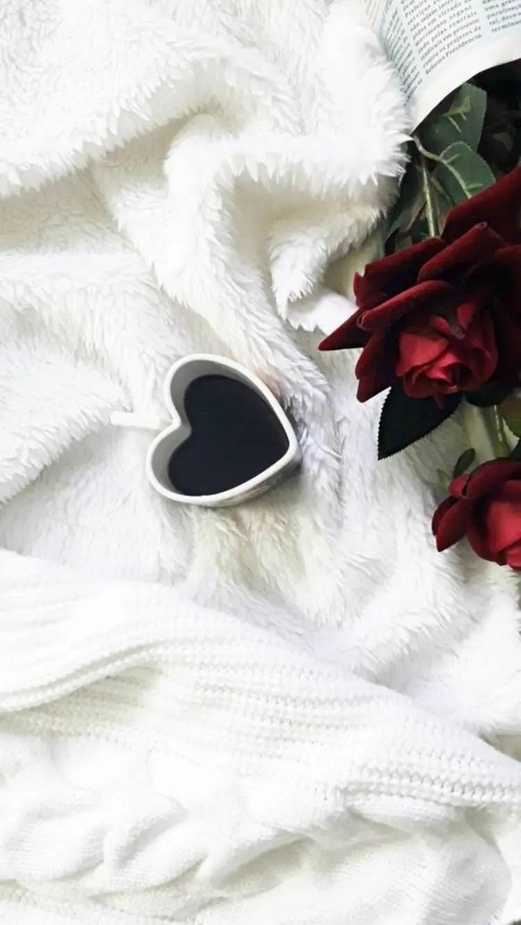 Café da manhã na cama, no inverno