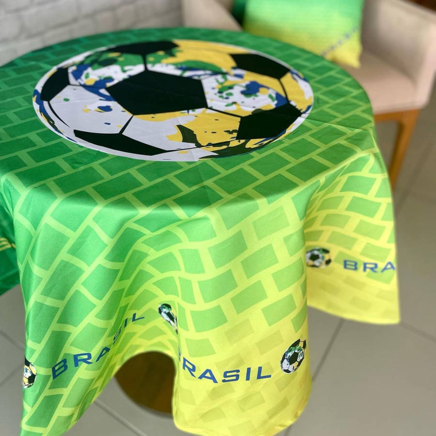 Toalha de mesa para Copa do Mundo.