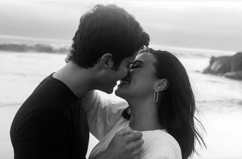 Ensaio na praia noivado de Demi Ensaio na praia noivado de Demi