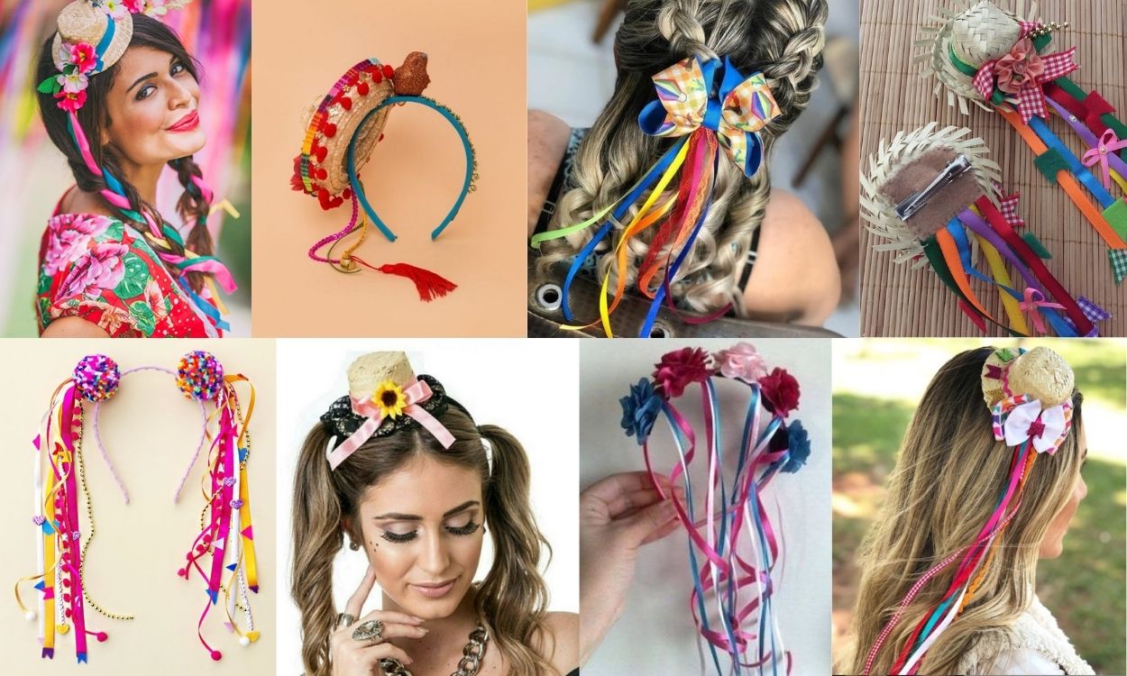 8 opções de adereços de festa junina