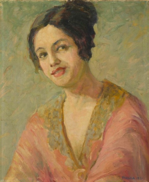 Autorretrato de Tarsila do Amaral, 1921. 