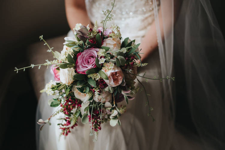 Buquê de flores micro wedding