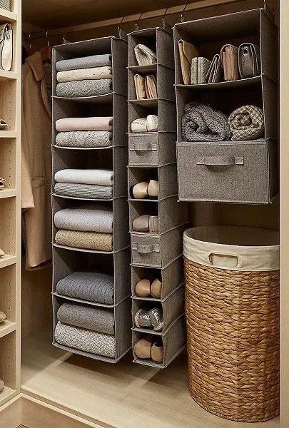 Caixas e Cestos: Closet