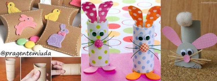 artesanato com rolo de papel higiênico