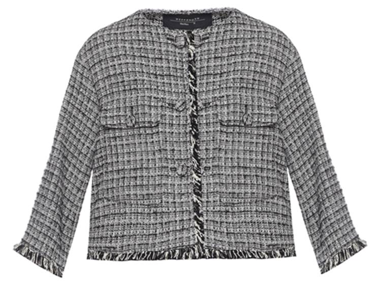 Foto da Max Mara Blazer Bosco com Textura.