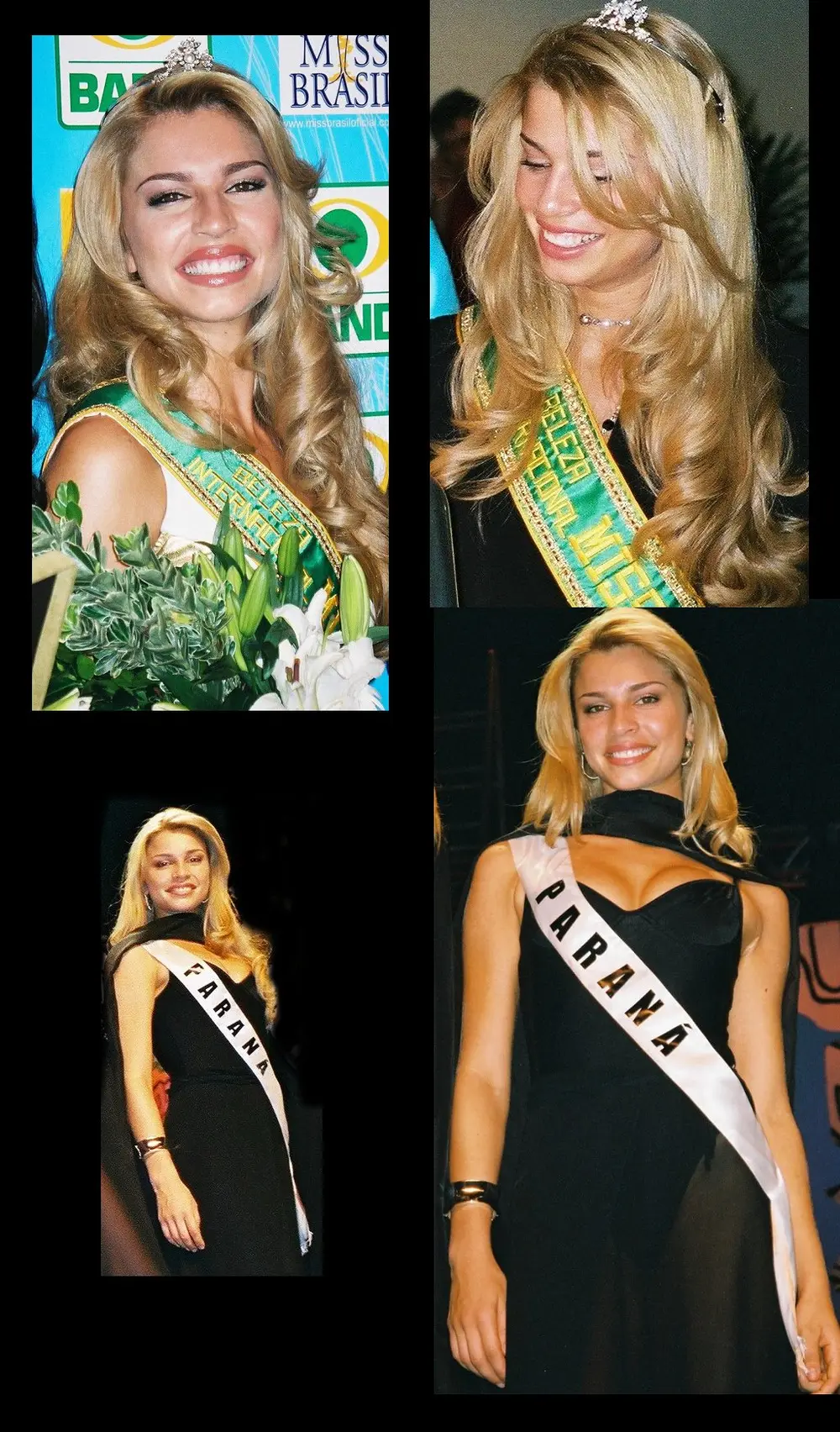 Grazi Massafera na época de Miss - Reprodução