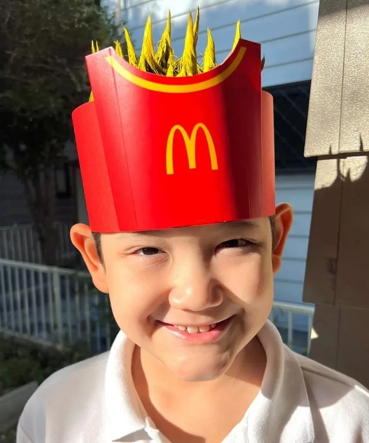 Foto de cabelo maluco para menino de batata frita
