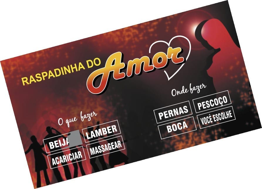 Raspadinha do amor, passo a passo de dia dos namorados.