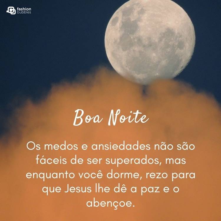 Foto de prece para fazer antes de dormir.