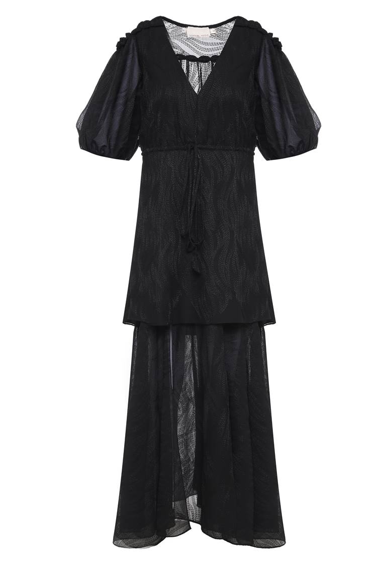 Foto de peça de roupa Sophia Hegg Vestido Laranjeira.