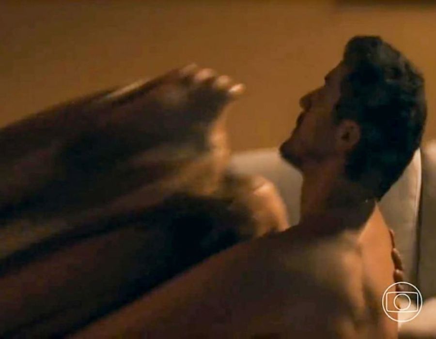 Brisa (Lucy Alves) e Oto (Romulo Estrela) em Travessia