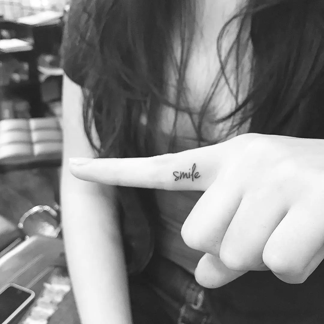 tendencias para tatuagem 2021 1 dedos