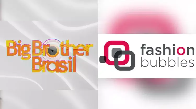 Montagem com logo do BBB e do Fashion Bubbles