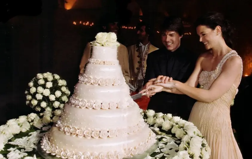bolo de tom cruise e Katie Holmes