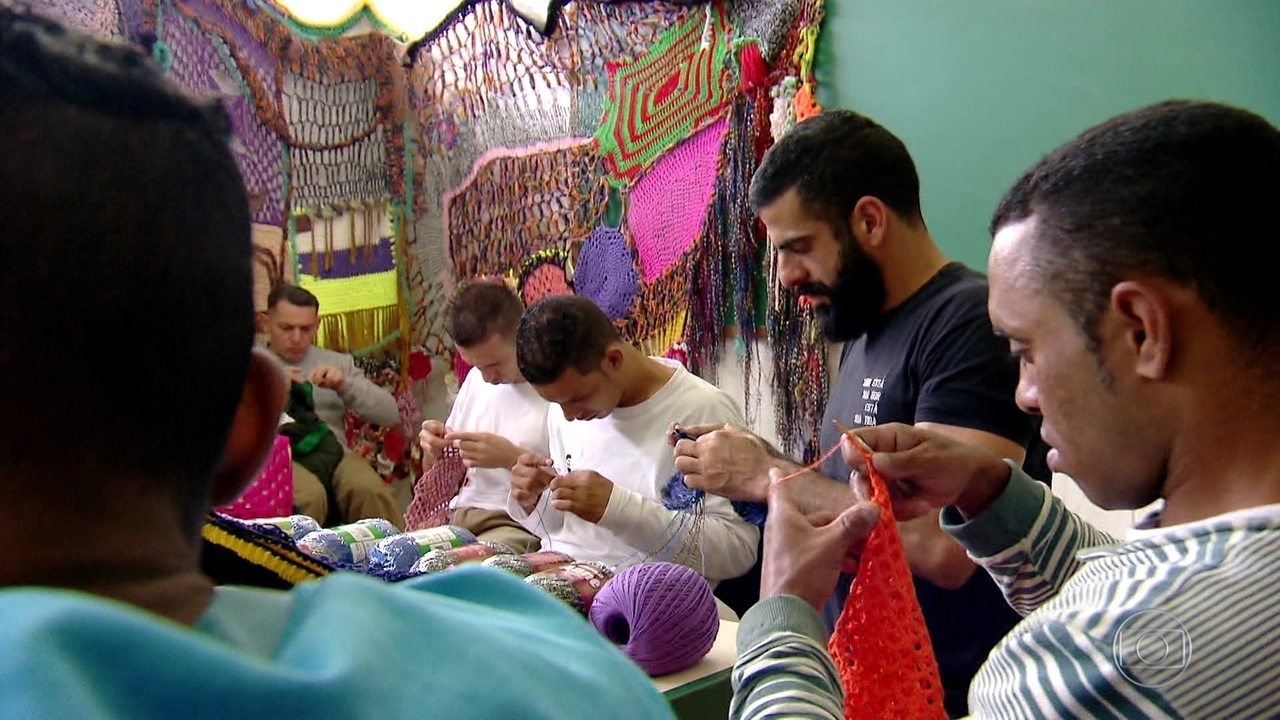 crochê e trabalho social