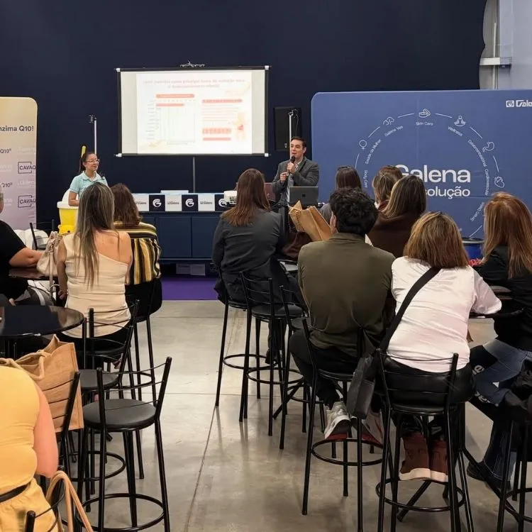 Palestra de lançamentos da Galena na Consulfarma 2026