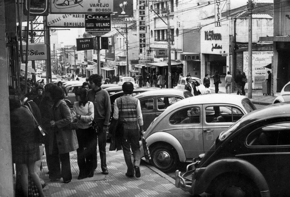 ua Augusta nos primeiros anos da década de 70