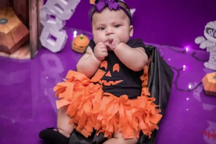 Passo a passo fantasia de bruxa infantil para o Halloween parte 16 - resultado