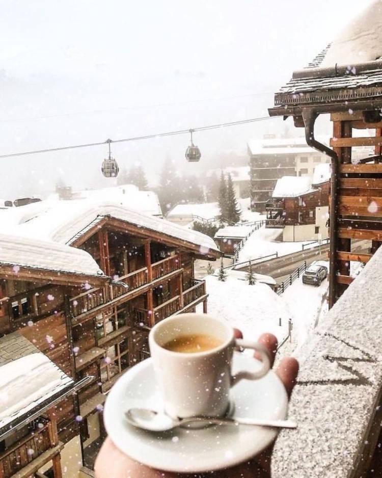 Café na neve