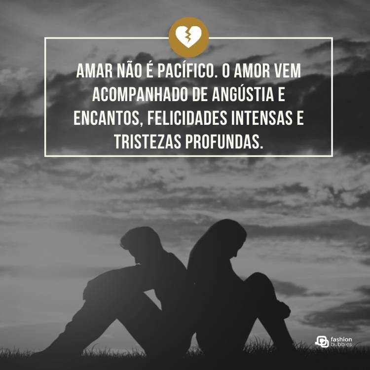 Mensagem sobre pessoa ingrata no amor.