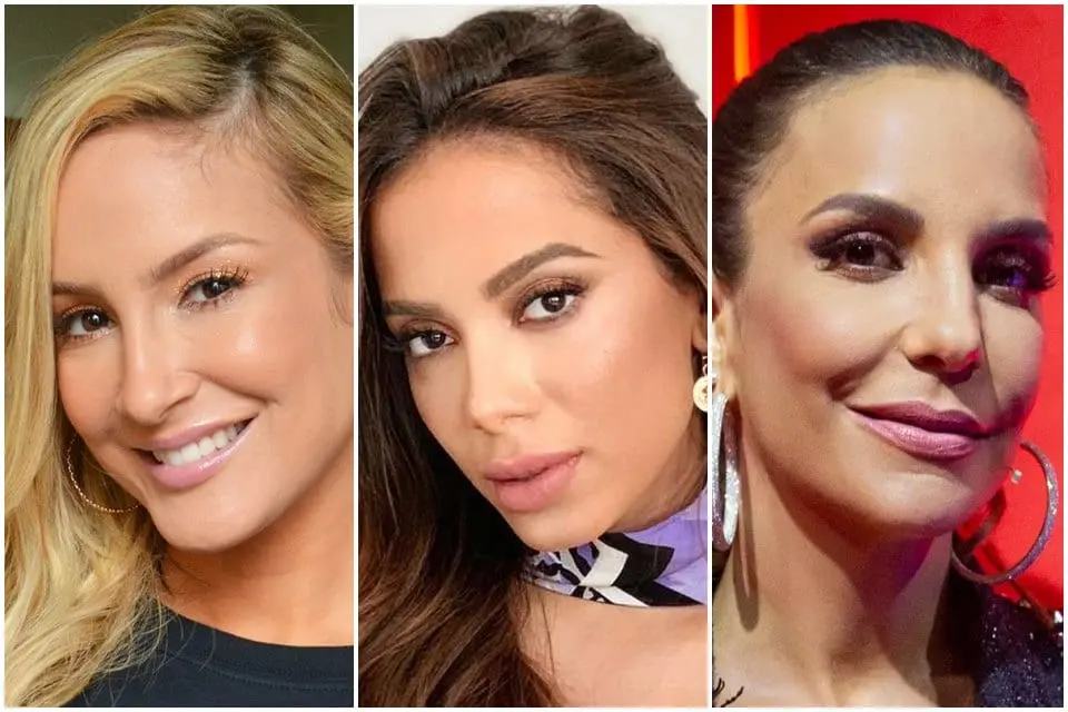Foto de Claudia Leitte, Anitta e Ivete Foto de Claudia Leitte, Anitta e Ivete