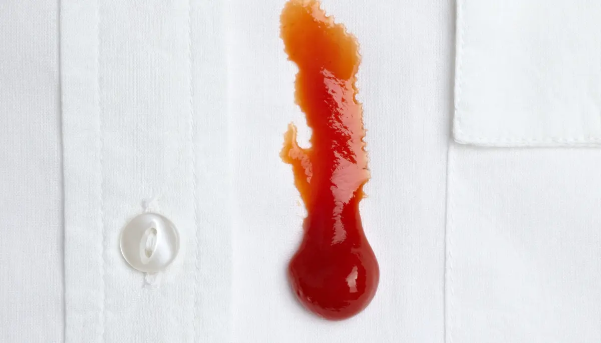 Manchas com molho de tomate ou ketchup