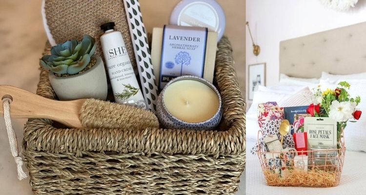 dois kits de banho e spa para presentear