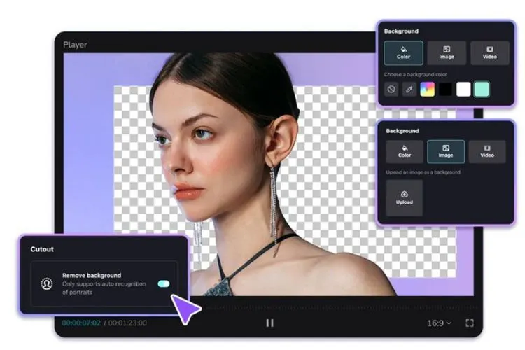 print da tela do CapCut online, que pode ajudar a editar fotos e vídeos para as redes sociais