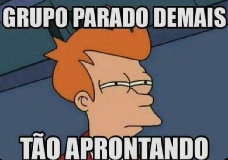 grupo parado demais